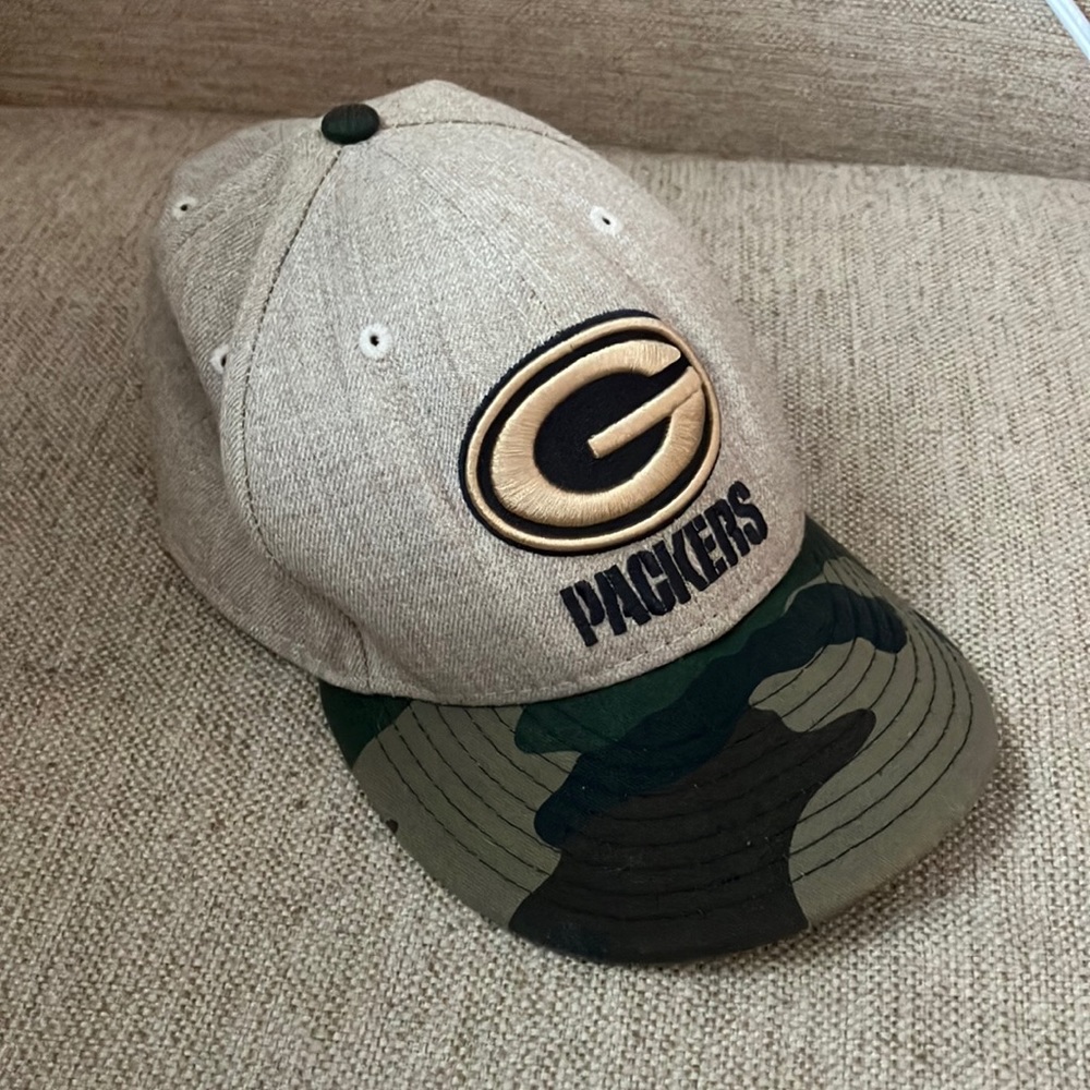 Camo Green Bay packers hat